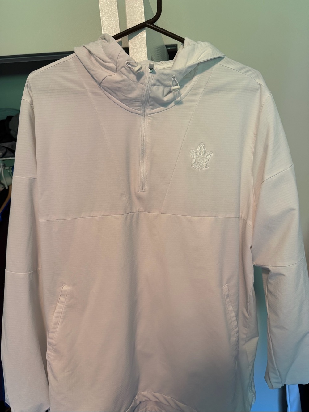 Adidas Toronto Maple Leafs 1/4 zip Jacket